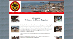 Desktop Screenshot of ghanatogether.org