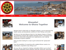 Tablet Screenshot of ghanatogether.org